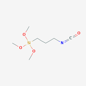 molecular formula C7H15NO4Si B097296 3-异氰酸丙基三甲氧基硅烷 CAS No. 15396-00-6