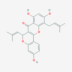 molecular formula C25H24O6 B097323 Cyclomulberrin CAS No. 19275-51-5