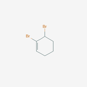 molecular formula C6H8Br2 B097325 Cyclohexene, 1,6-dibromo CAS No. 17202-32-3