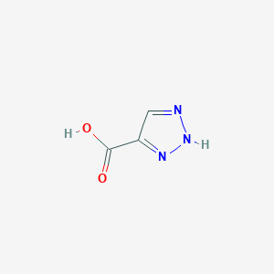 molecular formula C3H3N3O2 B097332 1H-1,2,3-三唑-4-羧酸 CAS No. 16681-70-2