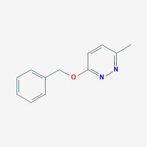 molecular formula C12H12N2O B097336 3-(苄氧基)-6-甲基吡哒嗪 CAS No. 6958-54-9