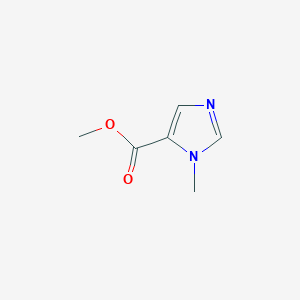 molecular formula C6H8N2O2 B097340 1-甲基-1H-咪唑-5-羧酸甲酯 CAS No. 17289-20-2