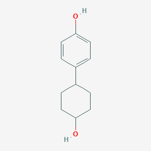 molecular formula C12H16O2 B097357 4-(4-羟基环己基)苯酚 CAS No. 16715-88-1