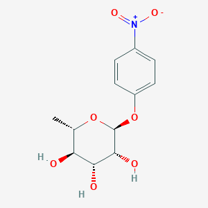molecular formula C12H15NO7 B097372 4-Nitrophenylrhamnoside CAS No. 18918-31-5
