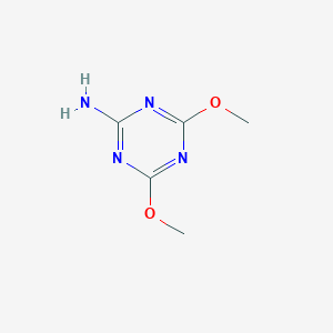 B097412 2-Amino-4,6-dimethoxy-1,3,5-triazine CAS No. 16370-63-1
