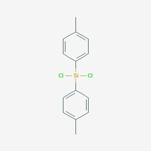 molecular formula C14H14Cl2Si B097429 二氯双(4-甲苯基)硅烷 CAS No. 18414-38-5