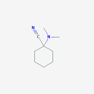 molecular formula C9H16N2 B097430 1-(二甲氨基)环己烷腈 CAS No. 16499-30-2