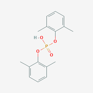molecular formula C16H19O4P B097497 双(2,6-二甲苯基)磷酸酯 CAS No. 18350-99-7