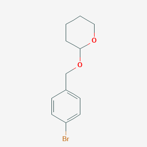 B097501 2-[(4-Bromophenyl)methoxy]oxane CAS No. 17100-68-4
