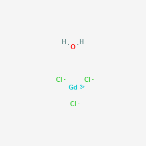 molecular formula Cl3GdH2O B097512 氯化钆(GdCl3)，水合物(8CI,9CI) CAS No. 19423-81-5