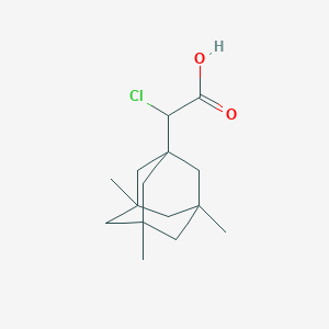 molecular formula C15H23ClO2 B097525 α-氯-3,5,7-三甲基-1-金刚烷乙酸 CAS No. 16668-45-4