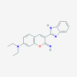 B097550 2H-1-Benzopyran-7-amine, 3-(1H-benzimidazol-2-yl)-N,N-diethyl-2-imino- CAS No. 17754-91-5