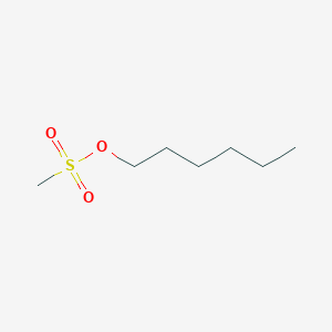 molecular formula C7H16O3S B097556 Hexyl Methanesulfonate CAS No. 16156-50-6