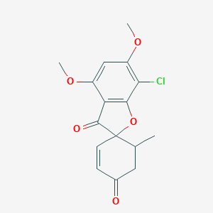 B097562 7-Chloro-4,6-dimethoxy-5'-methylspiro[1-benzofuran-2,4'-cyclohex-2-ene]-1',3-dione CAS No. 17793-62-3