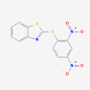 molecular formula C13H7N3O4S2 B097576 2-(2,4-二硝基苯硫基)苯并噻唑 CAS No. 17586-89-9