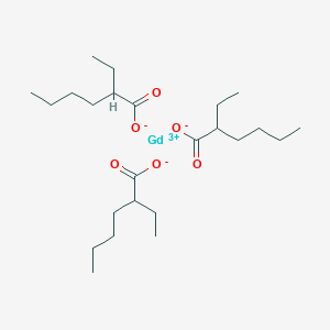 molecular formula C24H45GdO6 B097578 己酸，2-乙基-，钆(3+)盐 CAS No. 19189-19-6