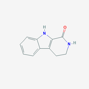 B097582 2,3,4,9-tetrahydro-1H-pyrido[3,4-b]indol-1-one CAS No. 17952-82-8