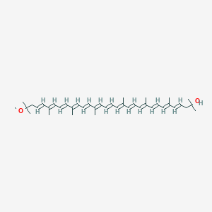 B097586 Hydroxyspirilloxanthin CAS No. 16176-79-7