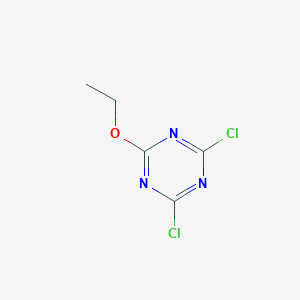 molecular formula C5H5Cl2N3O B097592 2,4-二氯-6-乙氧基-1,3,5-三嗪 CAS No. 18343-30-1