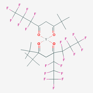 B097612 6,6,7,7,8,8,8-Heptafluoro-2,2-dimethyloctane-3,5-dione;yttrium CAS No. 19186-73-3