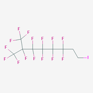molecular formula C9H4F15I B097651 1,1,1,2,3,3,4,4,5,5,6,6-十二氟-8-碘-2-(三氟甲基)辛烷 CAS No. 18017-20-4