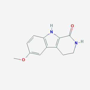 molecular formula C12H12N2O2 B097665 6-甲氧基-2,3,4,9-四氢-1H-β-咔啉-1-酮 CAS No. 17952-87-3