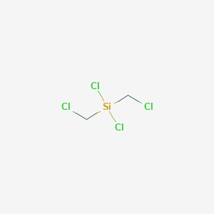 molecular formula C2H4Cl4Si B097667 二（氯甲基）二氯硅烷 CAS No. 18076-97-6