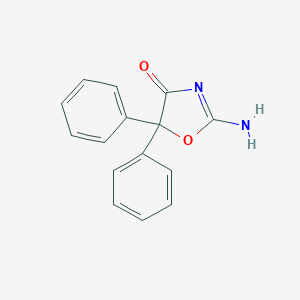 molecular formula C15H12N2O2 B097668 2-Amino-5,5-diphenyl-1,3-oxazol-4-one CAS No. 17925-19-8
