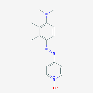 B097674 Benzenamine, N,N,2,3-tetramethyl-4-(4-pyridinylazo)-, N-oxide CAS No. 19456-73-6