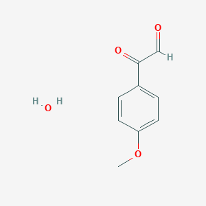 molecular formula C9H10O4 B097681 4-甲氧苯基乙二醛水合物 CAS No. 16208-17-6
