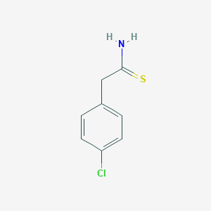 molecular formula C8H8ClNS B097686 2-(4-氯苯基)乙硫酰胺 CAS No. 17518-48-8