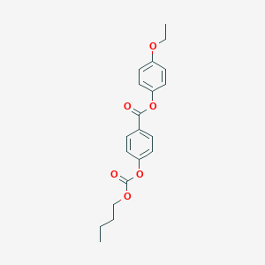 B097696 4-Ethoxyphenyl 4-((butoxycarbonyl)oxy)benzoate CAS No. 16494-24-9