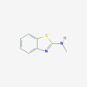 molecular formula C8H8N2S B097705 N-甲基-1,3-苯并噻唑-2-胺 CAS No. 16954-69-1