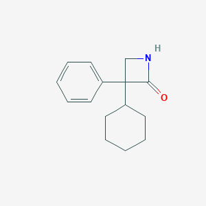 B097710 3-Cyclohexyl-3-phenylazetidin-2-one CAS No. 17719-29-8