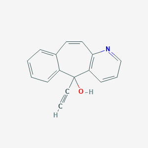 molecular formula C16H11NO B097720 5-Ethynyl-5h-benzo[4,5]cyclohepta[1,2-b]pyridin-5-ol CAS No. 34144-45-1