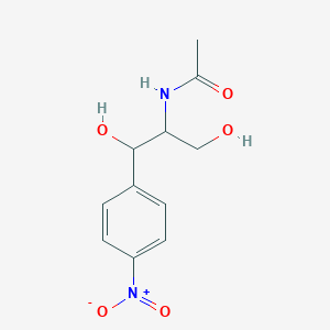 molecular formula C11H14N2O5 B097739 n-乙酰基-对硝基苯基丝氨醇 CAS No. 15376-53-1