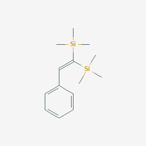B097816 Silane, (phenylethenylidene)bis(trimethyl- CAS No. 18415-23-1