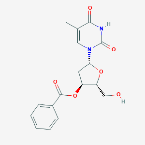 molecular formula C17H18N2O6 B097824 胸苷 3'-苯甲酸酯 CAS No. 17331-53-2