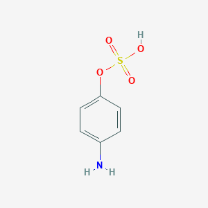molecular formula C6H7NO4S B097835 4-氨基苯基氢硫酸盐 CAS No. 15658-52-3