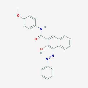B097856 2-Naphthalenecarboxamide, 3-hydroxy-N-(4-methoxyphenyl)-4-(phenylazo)- CAS No. 17947-32-9