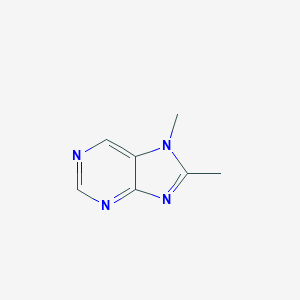 B097861 7,8-Dimethyl-7H-purine CAS No. 15837-10-2