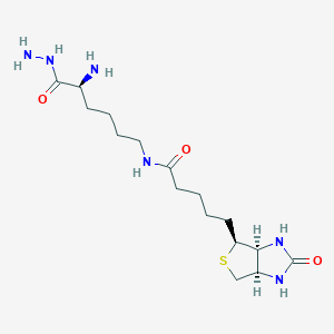 molecular formula C16H30N6O3S B009787 Biocytin hydrazide CAS No. 102743-85-1