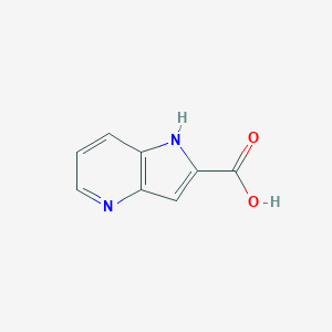 molecular formula C8H6N2O2 B097871 1H-吡咯并[3,2-b]吡啶-2-羧酸 CAS No. 17288-35-6
