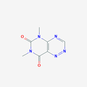 molecular formula C7H7N5O2 B097875 5,7-二甲基嘧啶并[4,5-e][1,2,4]三嗪-6,8-二酮 CAS No. 16044-79-4