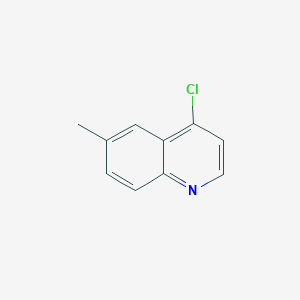 molecular formula C10H8ClN B097876 4-Chloro-6-methylquinoline CAS No. 18436-71-0