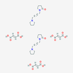 molecular formula C12H18N2O.1.5C4H4O4 B097886 氧苯三甲酯半富马酸盐 CAS No. 17360-35-9