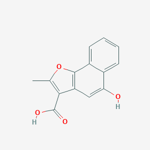 molecular formula C14H10O4 B097895 5-Hydroxy-2-methyl-naphtho[1,2-b]furan-3-carboxylic acid CAS No. 17112-91-3