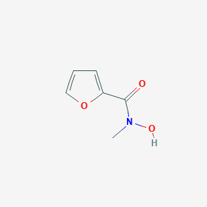 molecular formula C6H7NO3 B009792 N-hydroxy-N-methylfuran-2-carboxamide CAS No. 109531-96-6