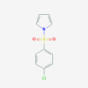molecular formula C10H8ClNO2S B097925 1-[(4-chlorophenyl)sulfonyl]-1H-pyrrole CAS No. 16851-83-5