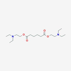 molecular formula C18H36N2O4 B097927 Bis[2-(diethylamino)ethyl] adipate CAS No. 16545-00-9